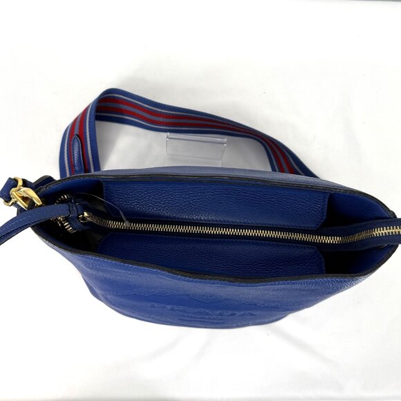 Prada Bucket Logo Bag Blue - Picture 5 of 13